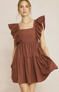 Chocolate Baby Doll Dress