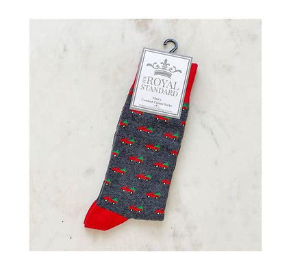 Christmas Truck Socks
