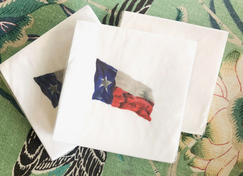 Texas Flag Napkin Set