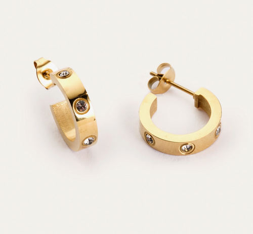 Corinne Gold Hoops