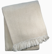 Load image into Gallery viewer, Herringbone Plush Throw