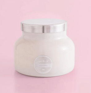 Volcano White Candle