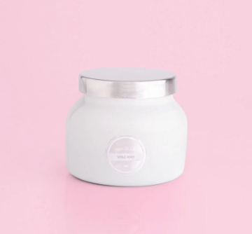 Volcano White Candle