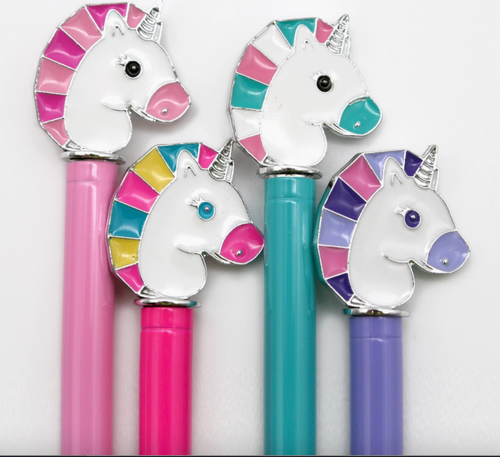 Charm Pen-Purple Unicorn
