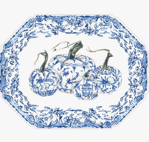 Chinoiserie Pumpkin Floral Placemat