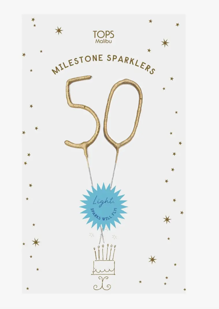 Milestone 50 Sparkler