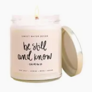 Be Still & Know Soy Candle