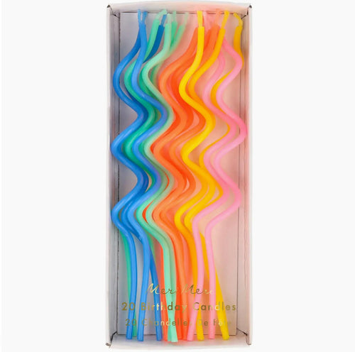 Mixed Swirly Candles