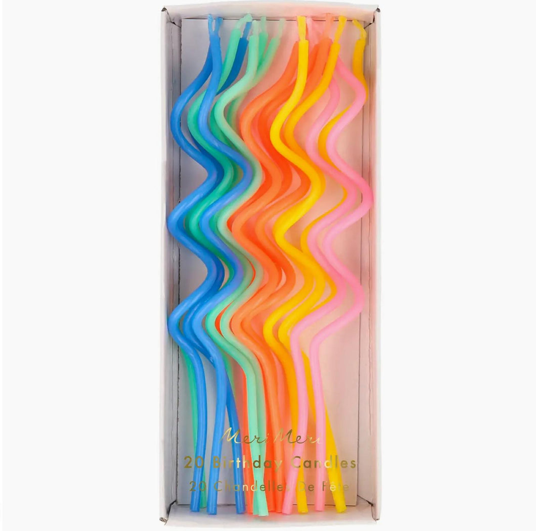 Mixed Swirly Candles