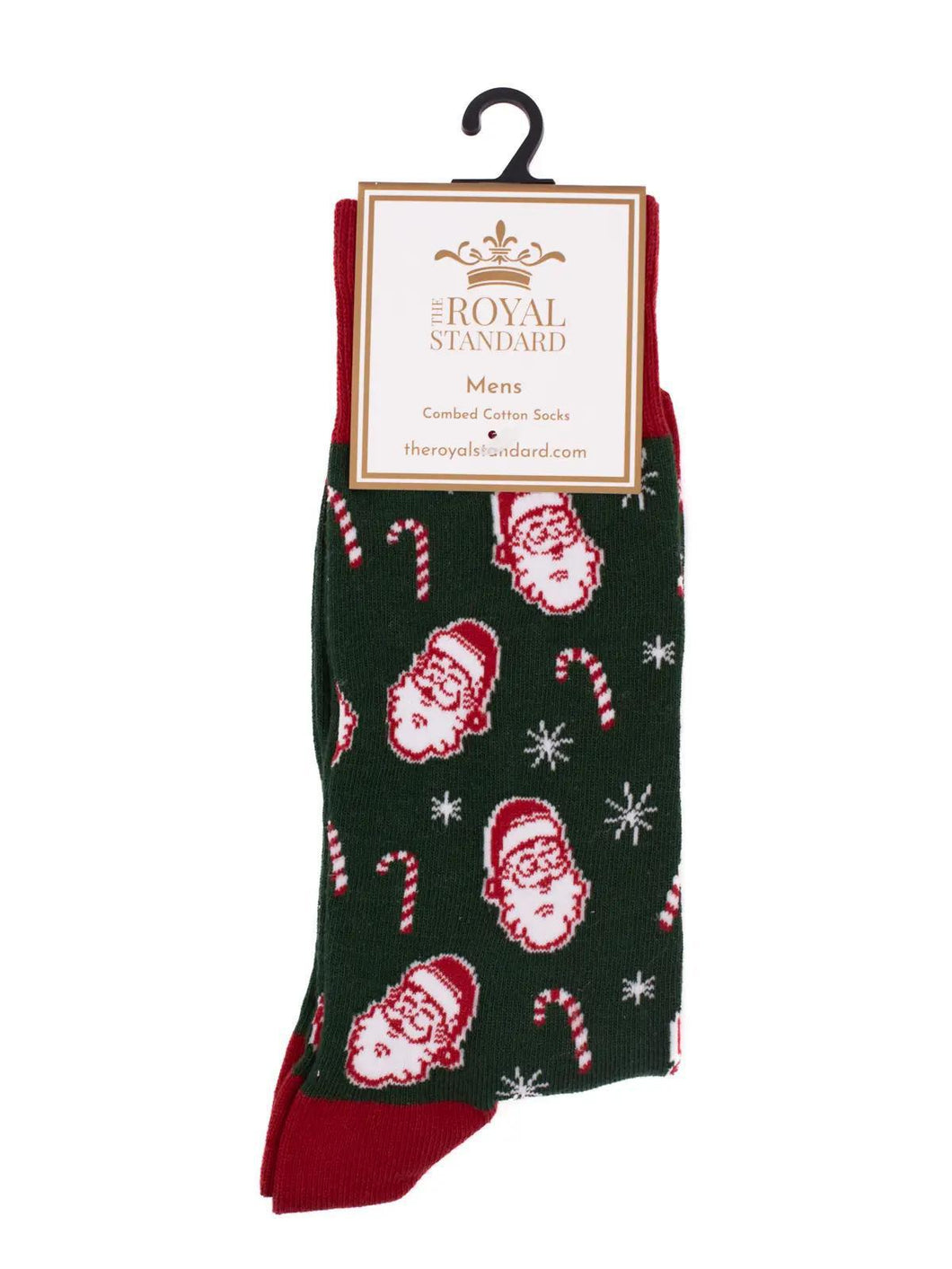 Candy Cane Christmas Socks