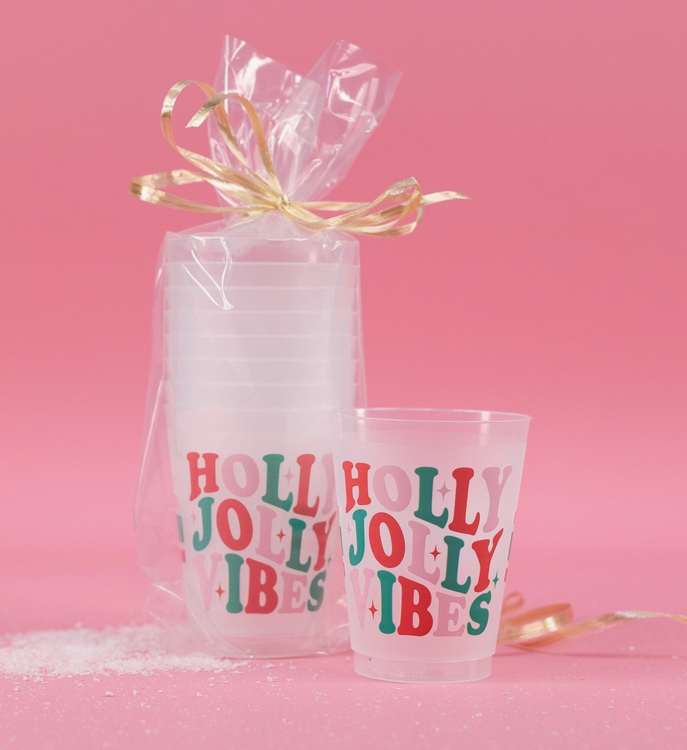 Holly Jolly Cups/16 oz