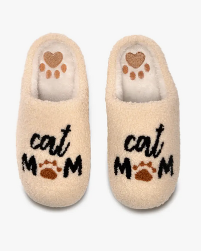 Cat Mom Slipper/MedLg