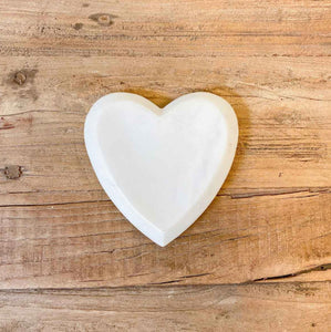 Marble Heart Trinket Dish