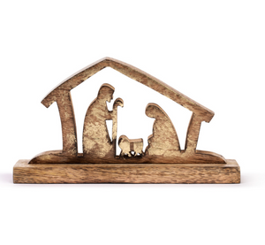 Wood Holy Family
