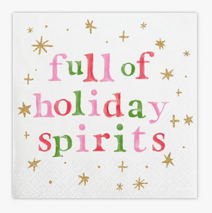 Foil Napkin-Holiday Spirits