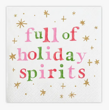 Load image into Gallery viewer, Foil Napkin-Holiday Spirits