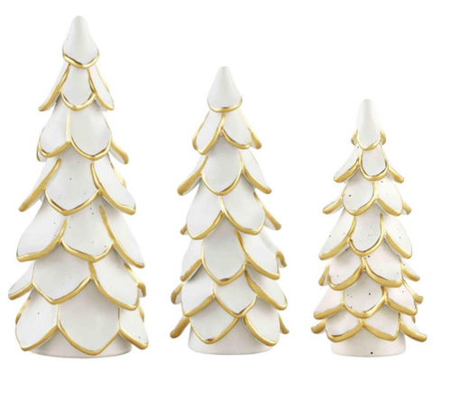 Gold Ceramic Tree/Lg.