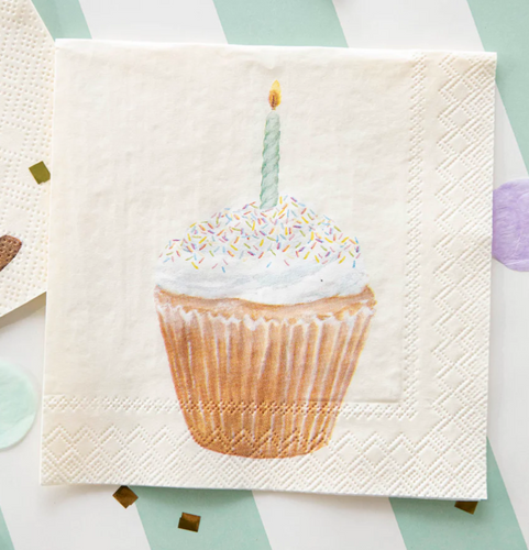 Cupcake Cocktail Napkin