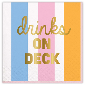 Drinks on Deck Napkins