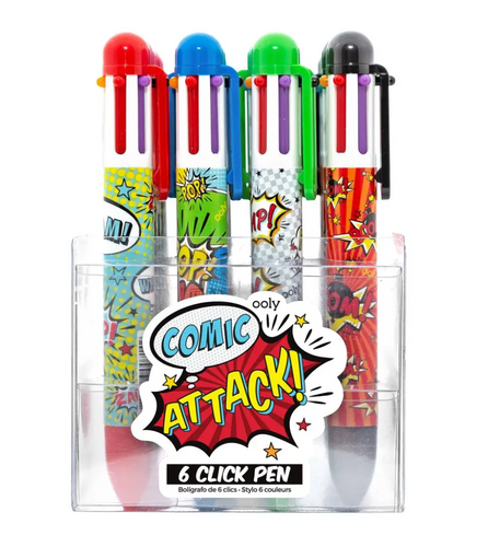 Comic Attack Click Pen