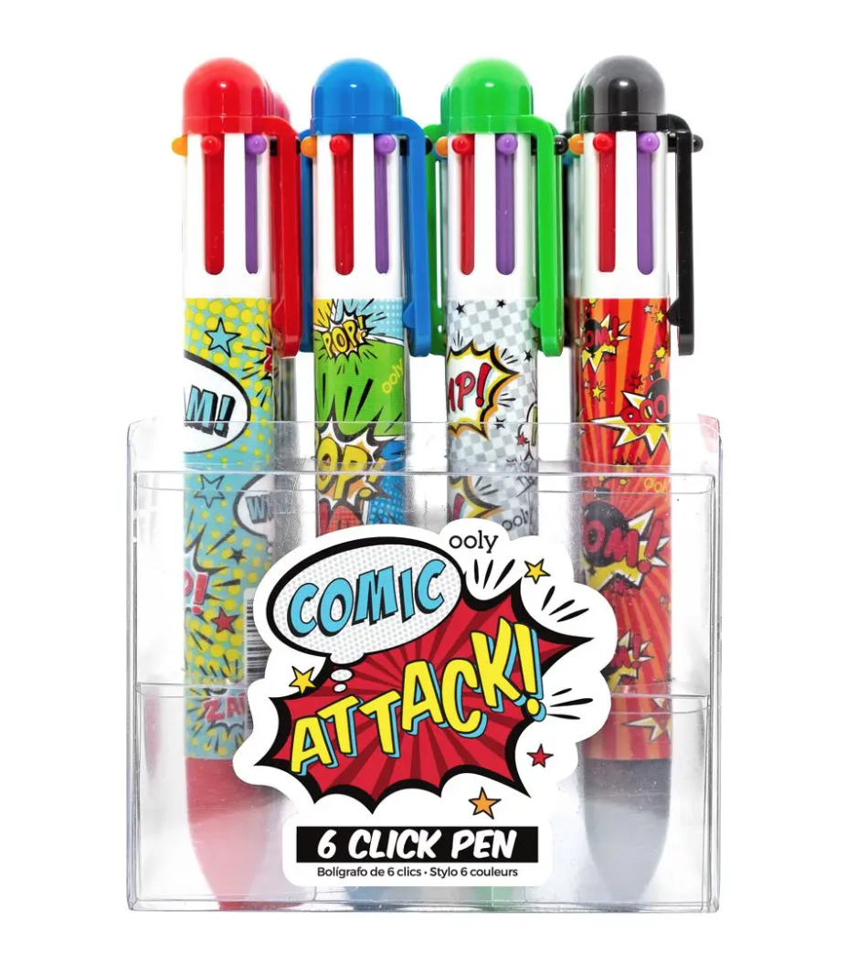 Comic Attack Click Pen