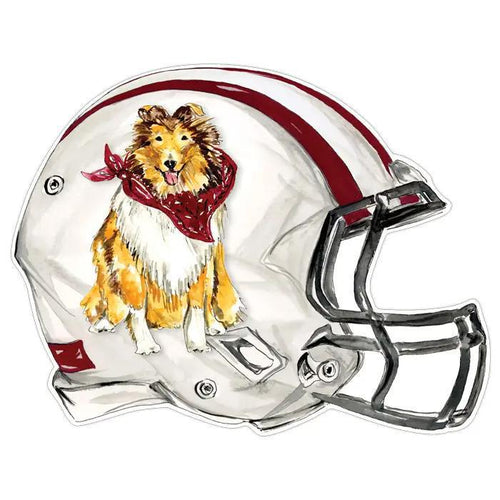 Maroon Helmet Placemat