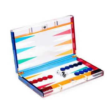 Acrylic Backgammon Set/Mutlicolor