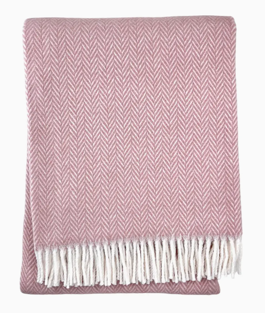 Herringbone Plush Throw
