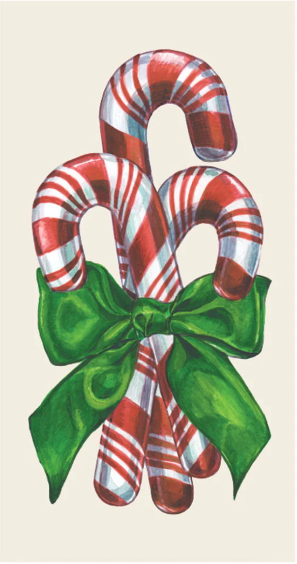 Candy Cane Guest Napkins