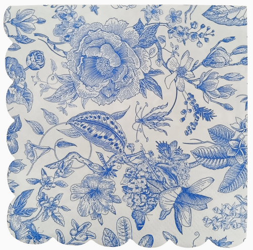 Blue Delft Cocktail Napkins