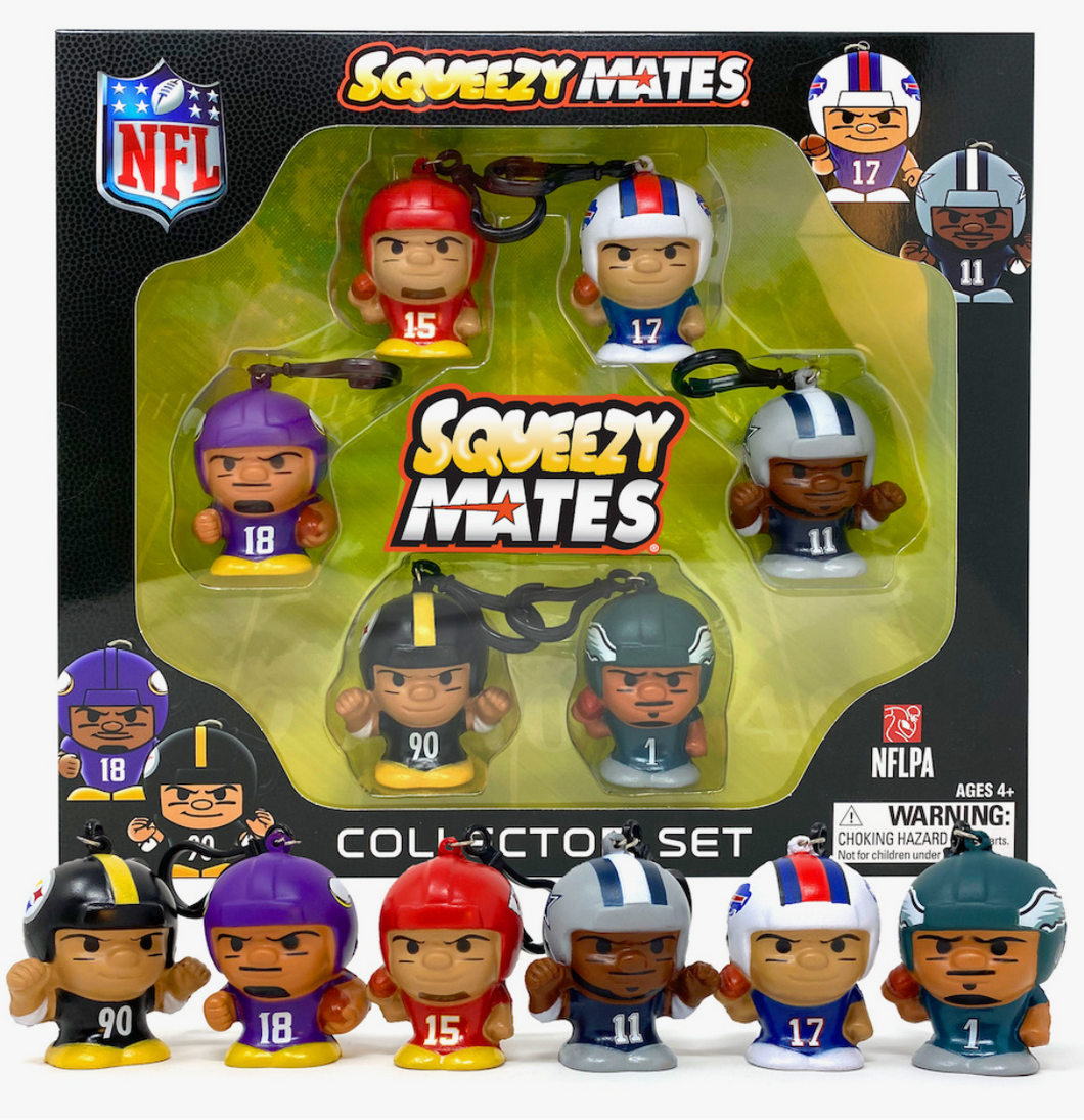 NFL Squeezy Mate/Set of 6