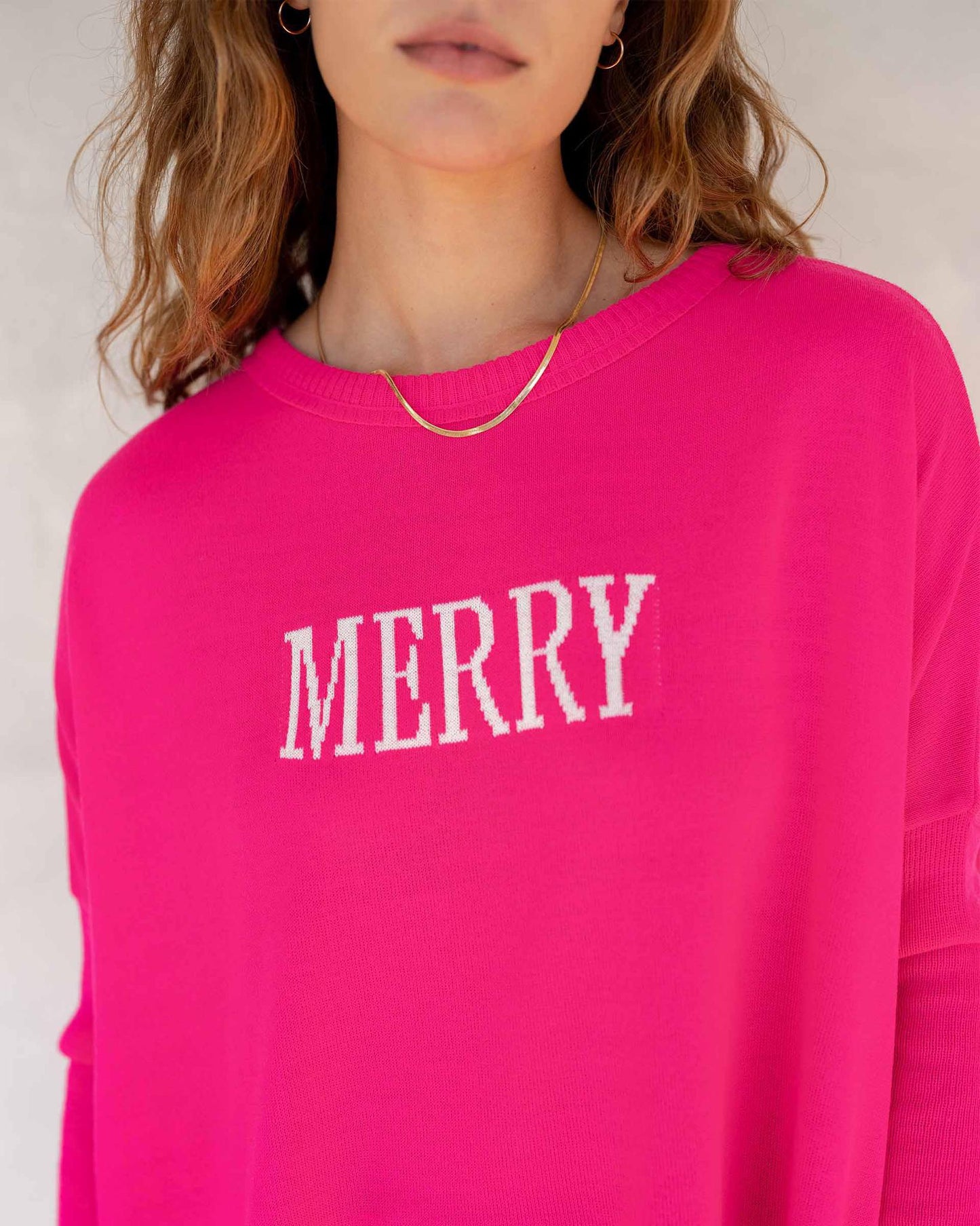 Merry Motto Sweater