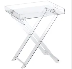 Acrylic Foldable Tray Table