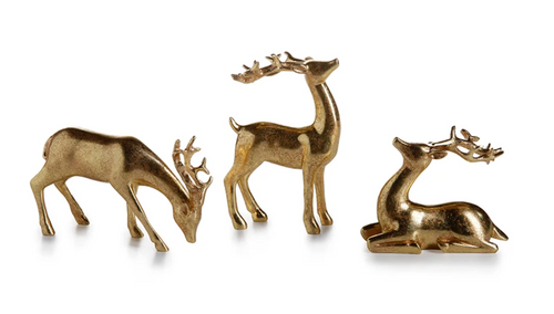 Decorative Gold Reindeer