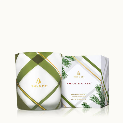 Frasier Fir Plaid Medium Candle