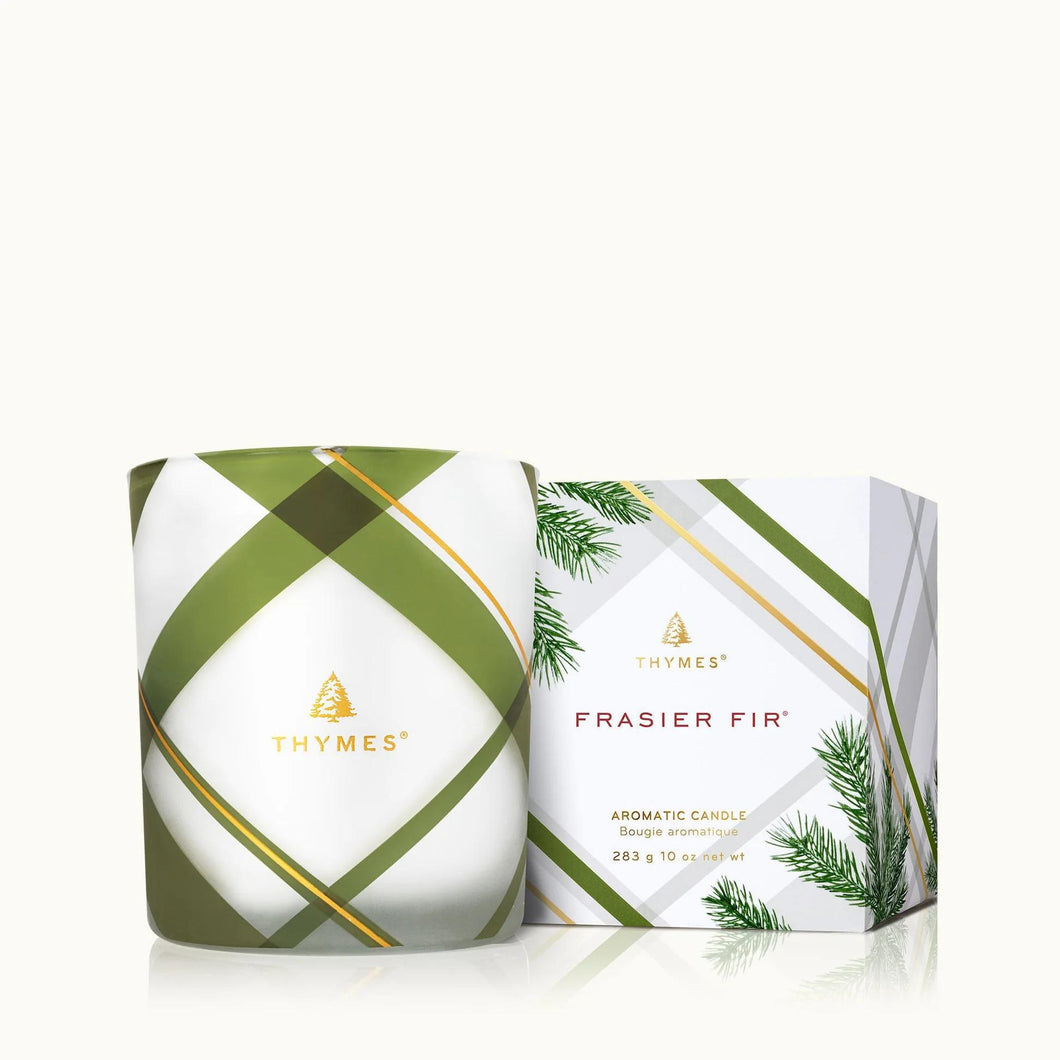 Frasier Fir Plaid Medium Candle