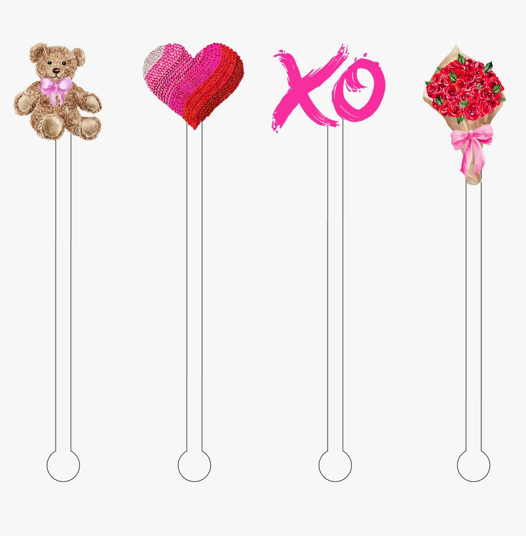 Too Cute Valentine's Stir Sticks