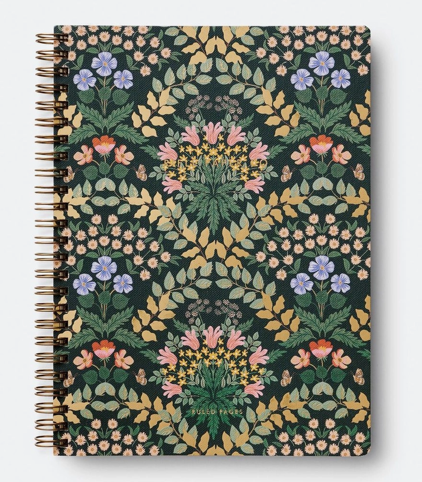 Bramble Trellis Spiral Notebook