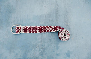 Maroon/White Belt