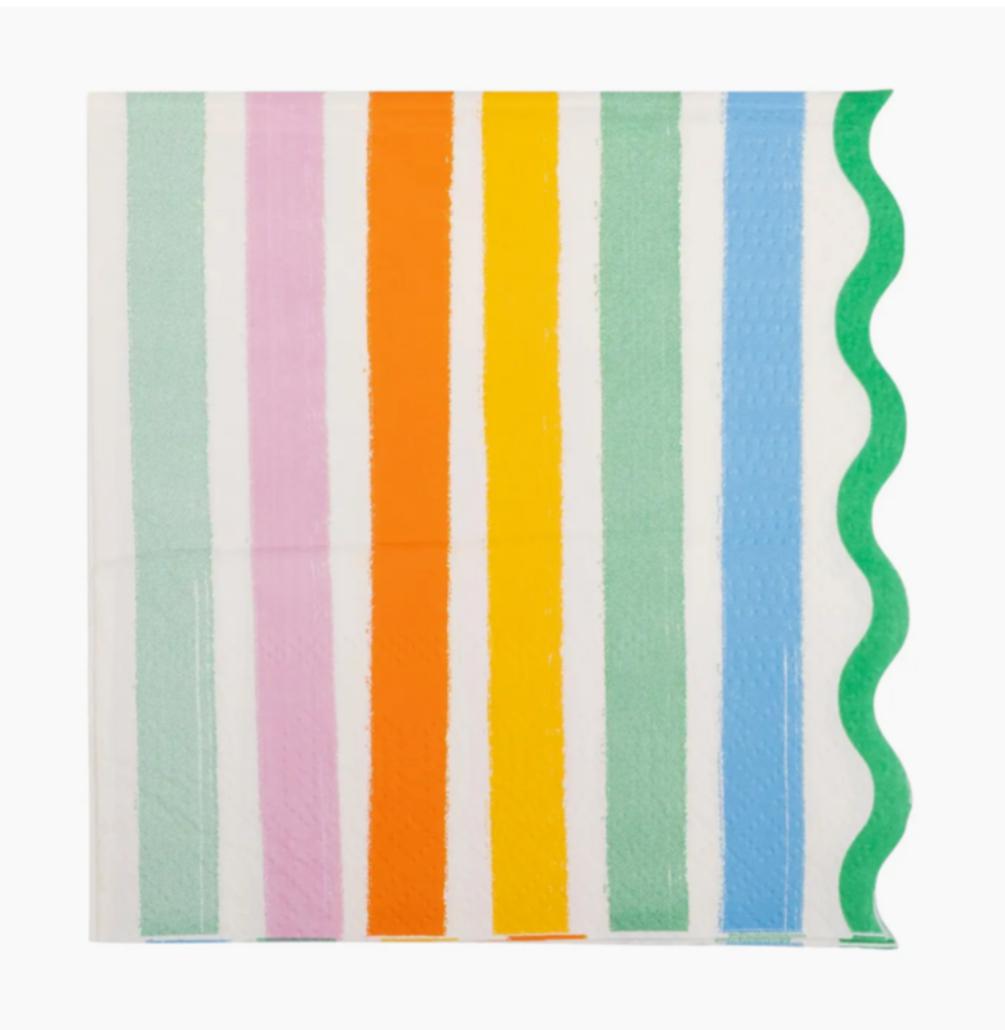 Fiesta Striped Cocktail Napkin