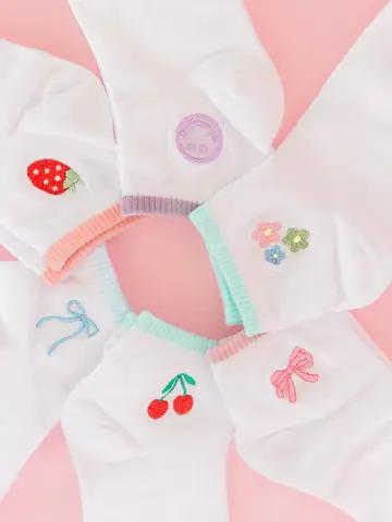 RPS=Embroidered Ankle Socks