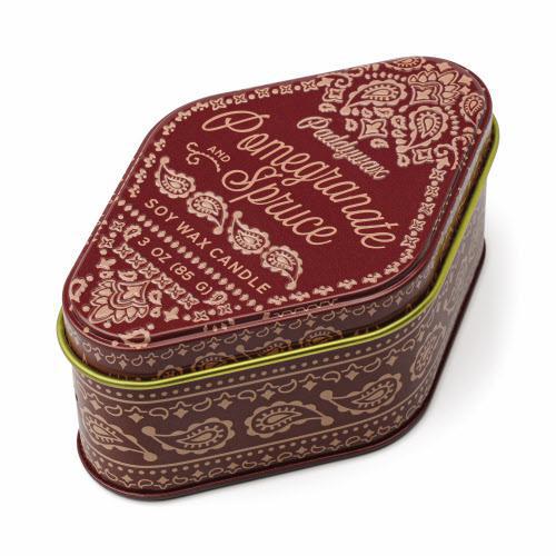 Bandana Tin Candle