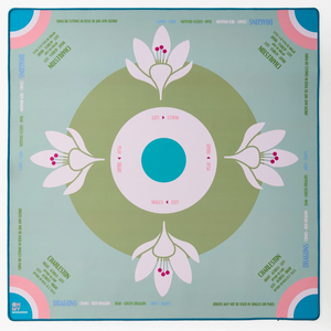 Sage Lotus Mahjong Mat