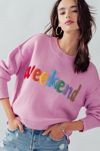 Weekend Sweater/Lavender