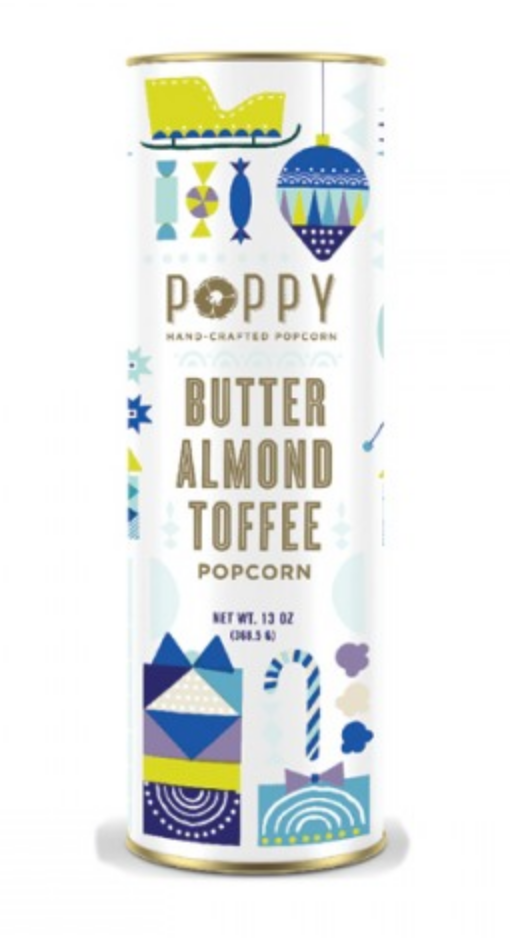 Popcorn/Butter Almond Toffee Cylinder