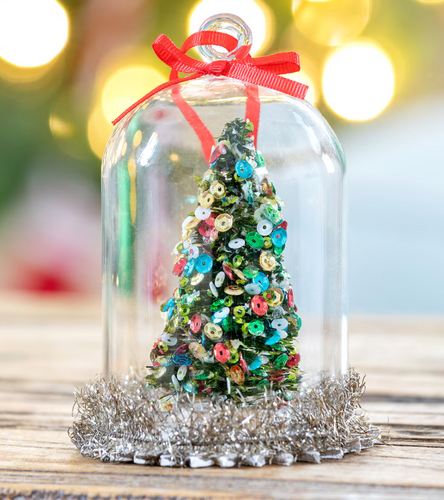 Tree in Glass Dome Ornament