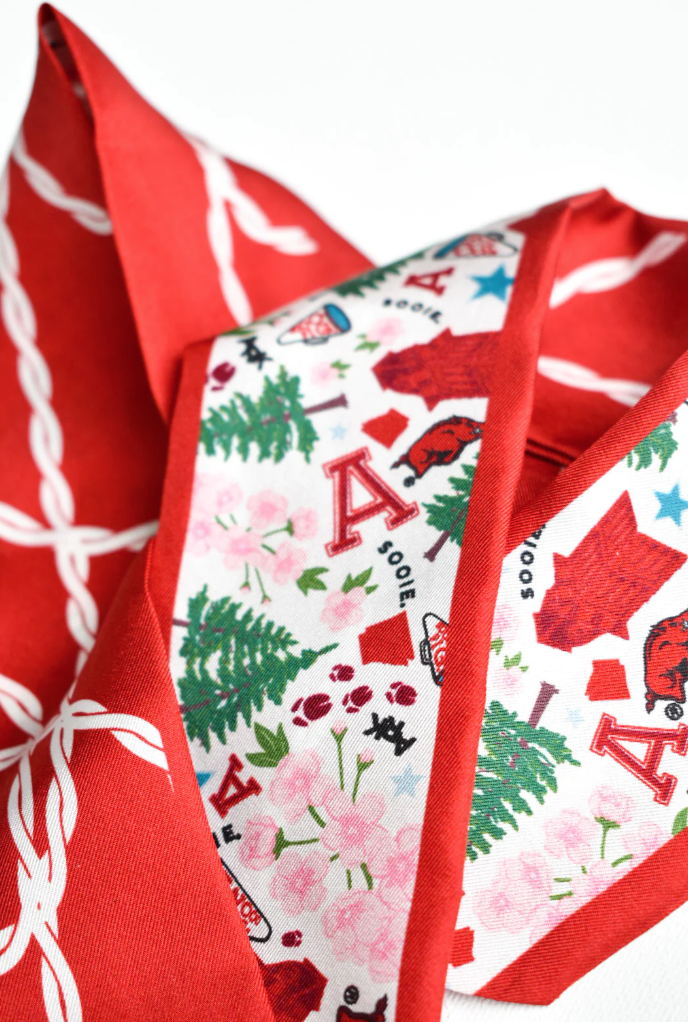 Arkansas Skinny Scarf