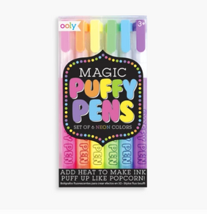 Magic Neon Puffy Pen Set