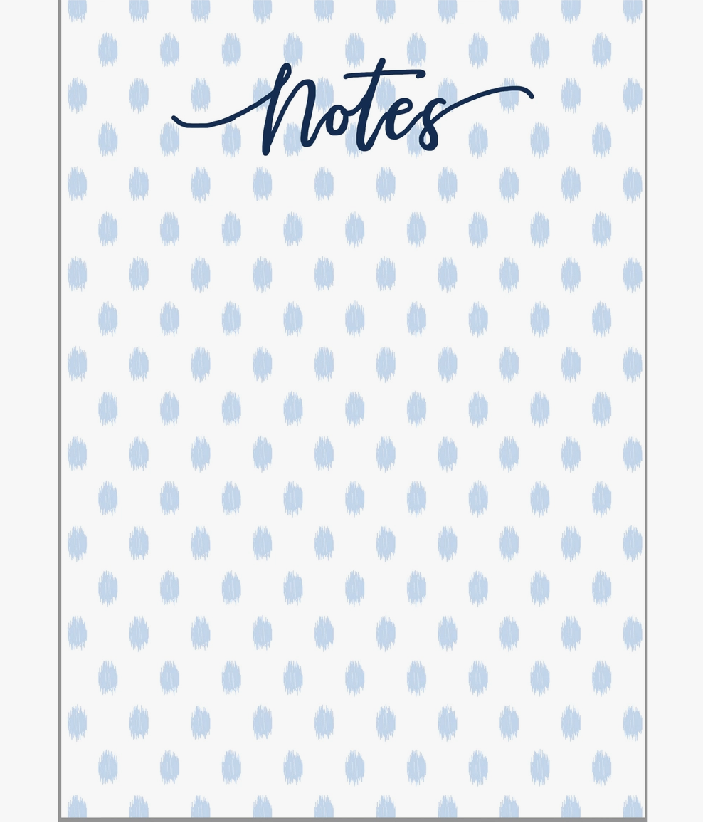 Ikat Dots Notepad