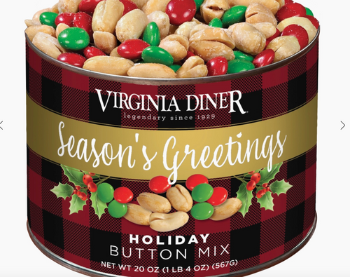 Seasons Greeting Holiday Button 11oz